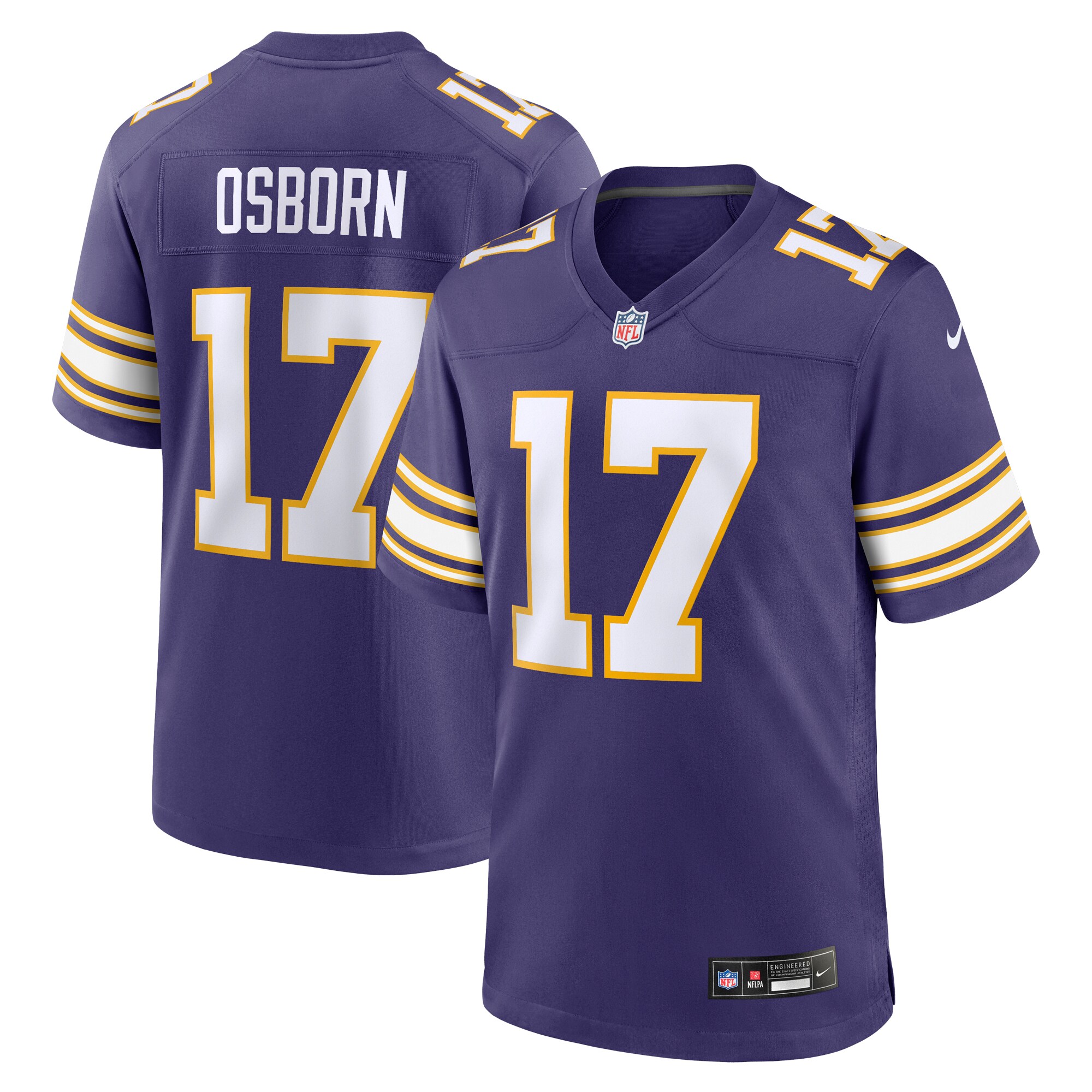 Men’s Minnesota Vikings K.J. Osborn Purple Classic Player Game Jersey