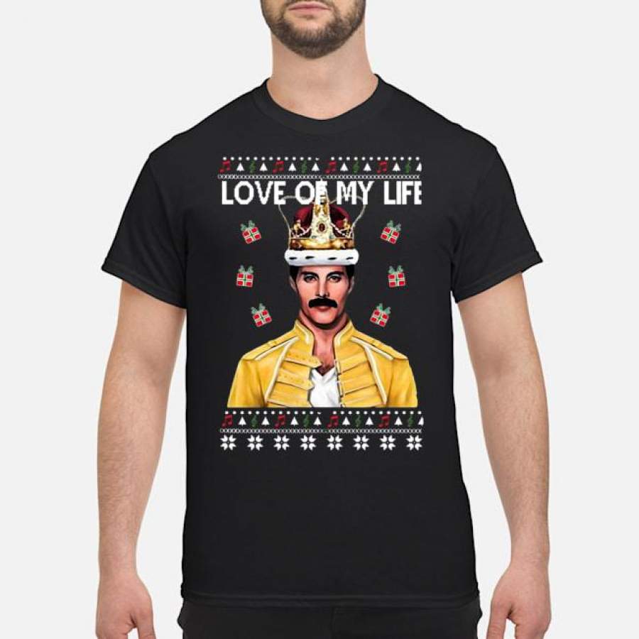 freddie mercury love of my life ugly christmas sweater Shirt By Vevotee Store