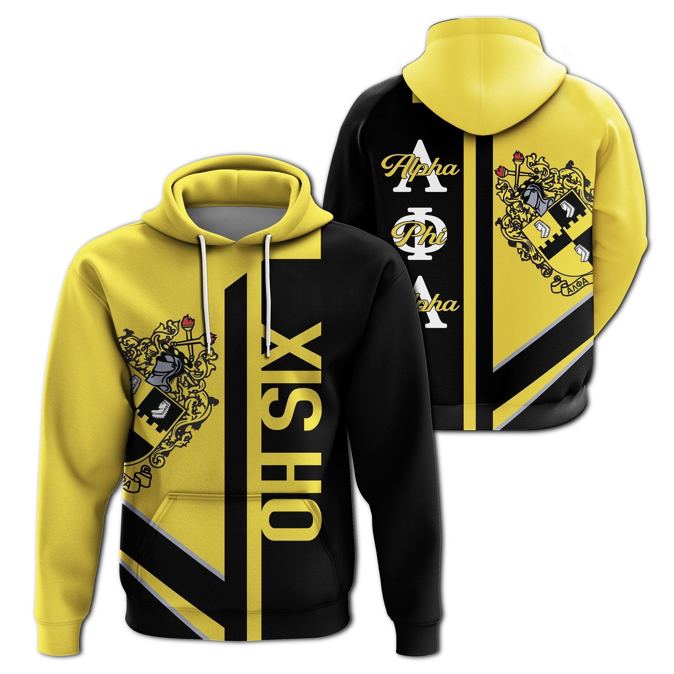 Fraternity Hoodie – Alpha Phi Alpha Apa Half Concept Pullover