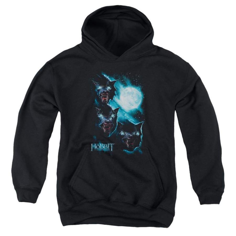 The Hobbit Three Warg Moon Youth Hoodie (Ages 8-12)