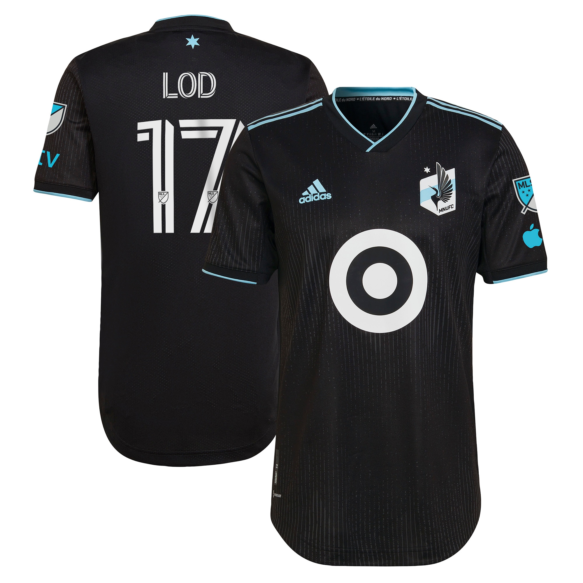 Robin Lod Minnesota United FC 2023 Minnesota Night Kit Authentic Player Jersey – Black