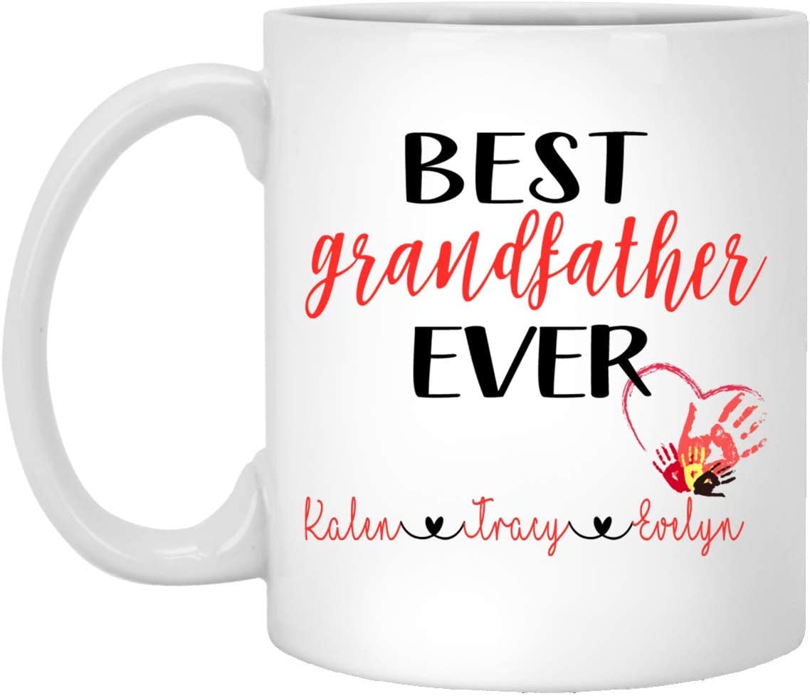 Best Grandfather Ever Coffee Mug – Personalized Mug – Father’S Day Gift – Gift For Grandfather – Fathers Day Mug – Grandfather Coffee Cup – Grandfather Coffee Mug 11Oz