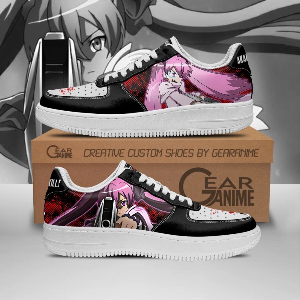 Akame Ga Kill Mine Shoes Custom Anime Sneakers Pt11 Unisex Men Women