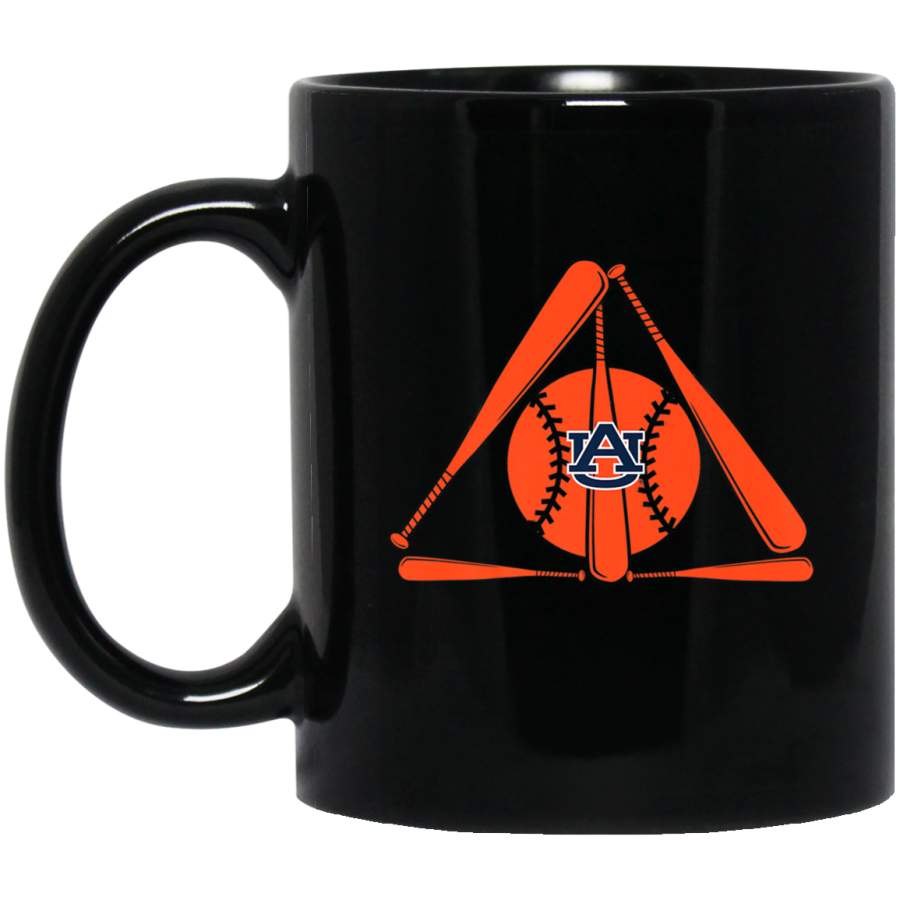 Auburn Tigers Deathly Baseball Mug 11 oz 15 oz Black Mug