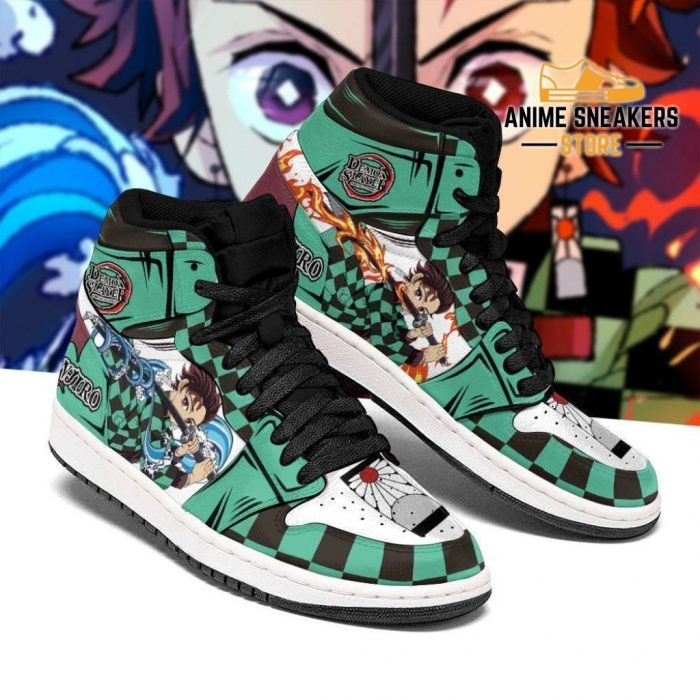 Demon Slayer Tanjiro Water &Amp; Fire Jd Sneakers