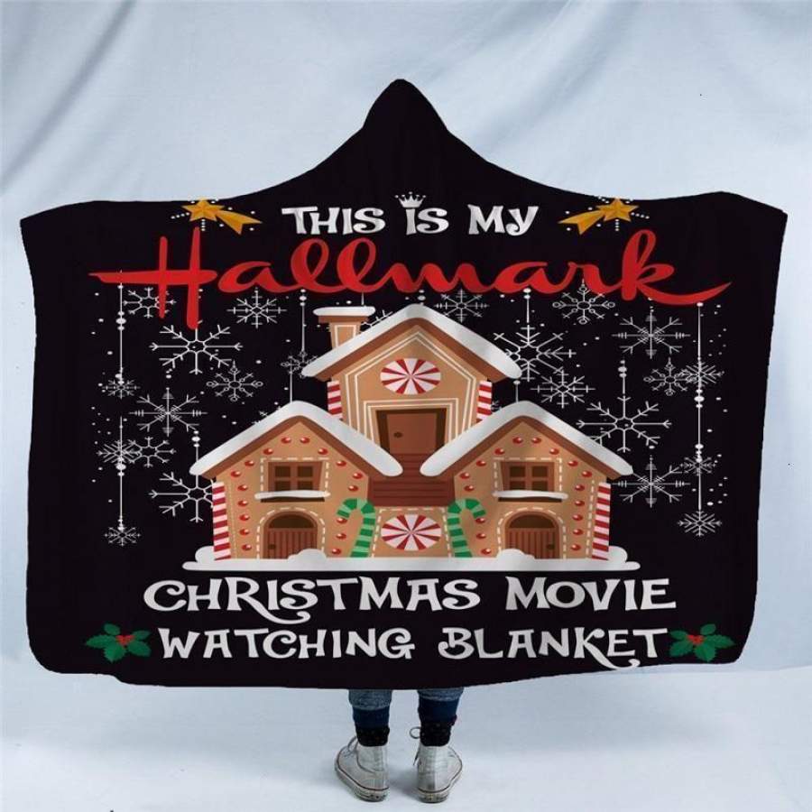 X-Mas Big House Hooded Blanket Christmas Decoration Ideas Christmas Gift Ideas