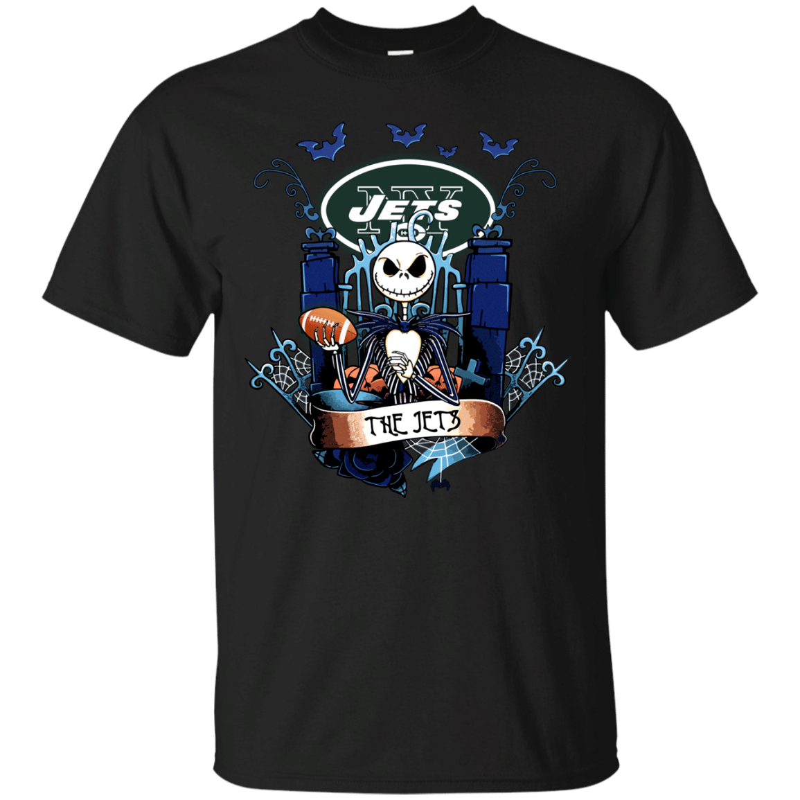 Buy New York Jets Halloween The Nightmare Before Christmas Shirts - Funnymugsandshirts Fashion