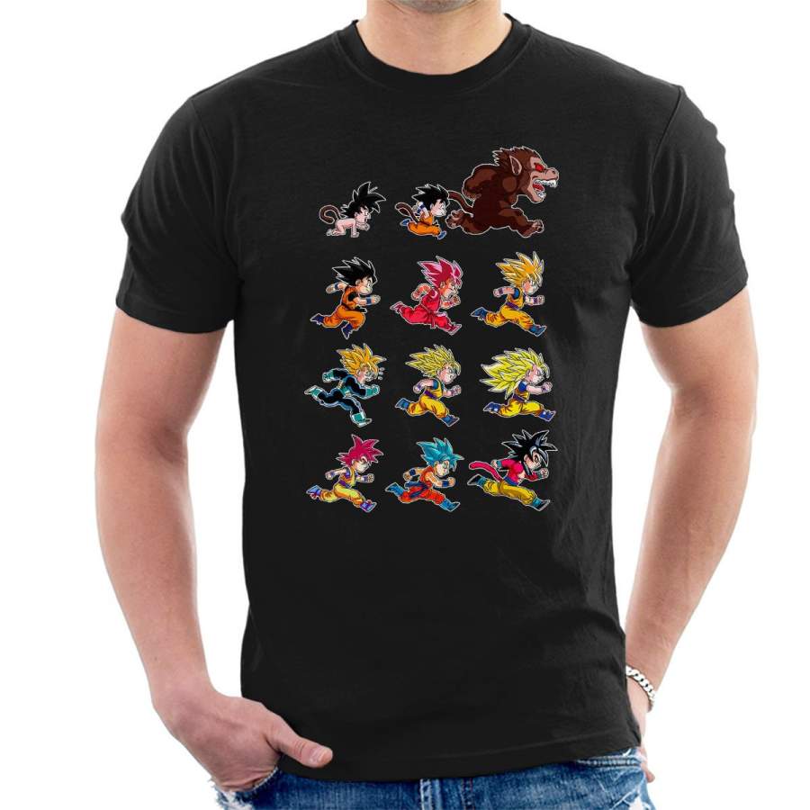 Dragon Ball Evolutions Of King Monkey Men’s T-Shirt