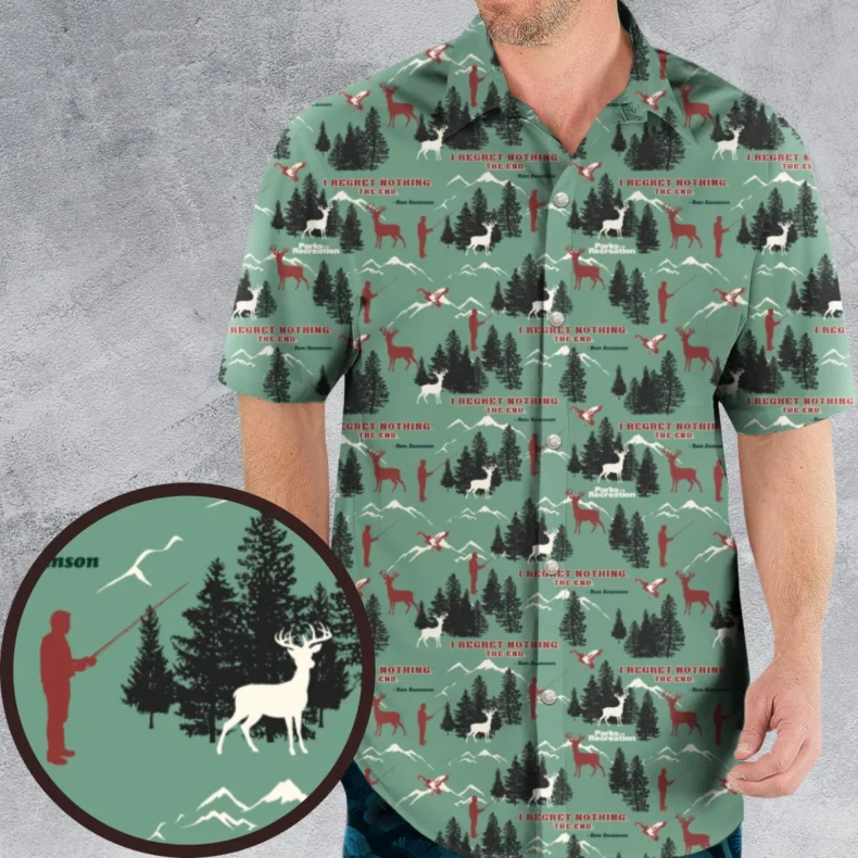 I Regret Nothing Park And Recreation Hawaiian Shirt