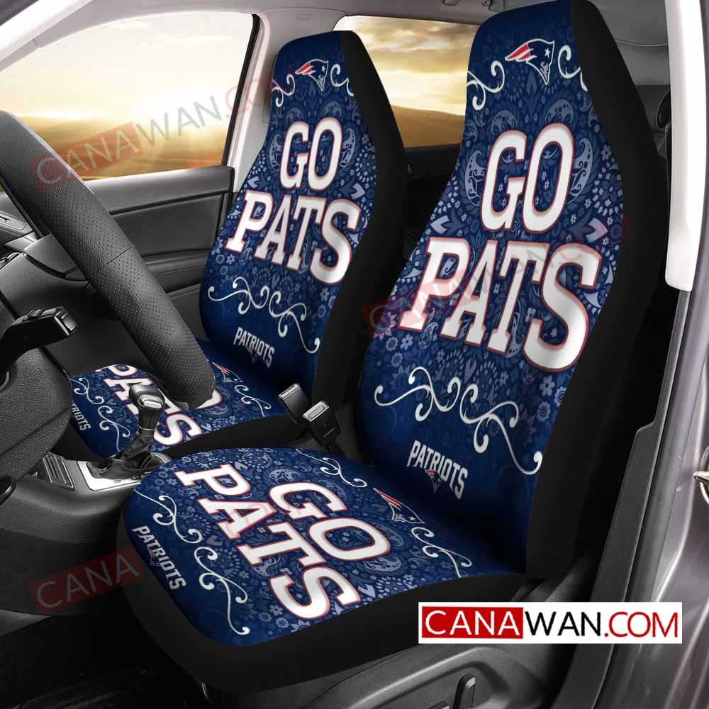 New England Patriots Style131 3D Customized Personalized Car Seat Cover