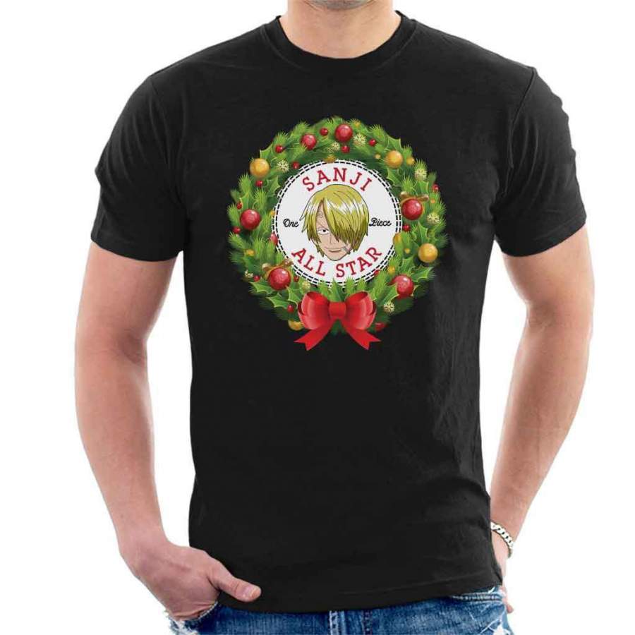 One Piece Sanji Christmas Converse All Star Men’s T-shirt