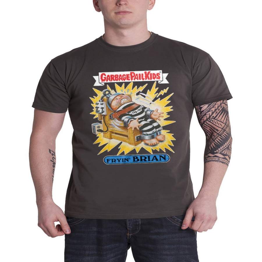 Garbage Pail Kids T Shirt Fryin Brian Electric