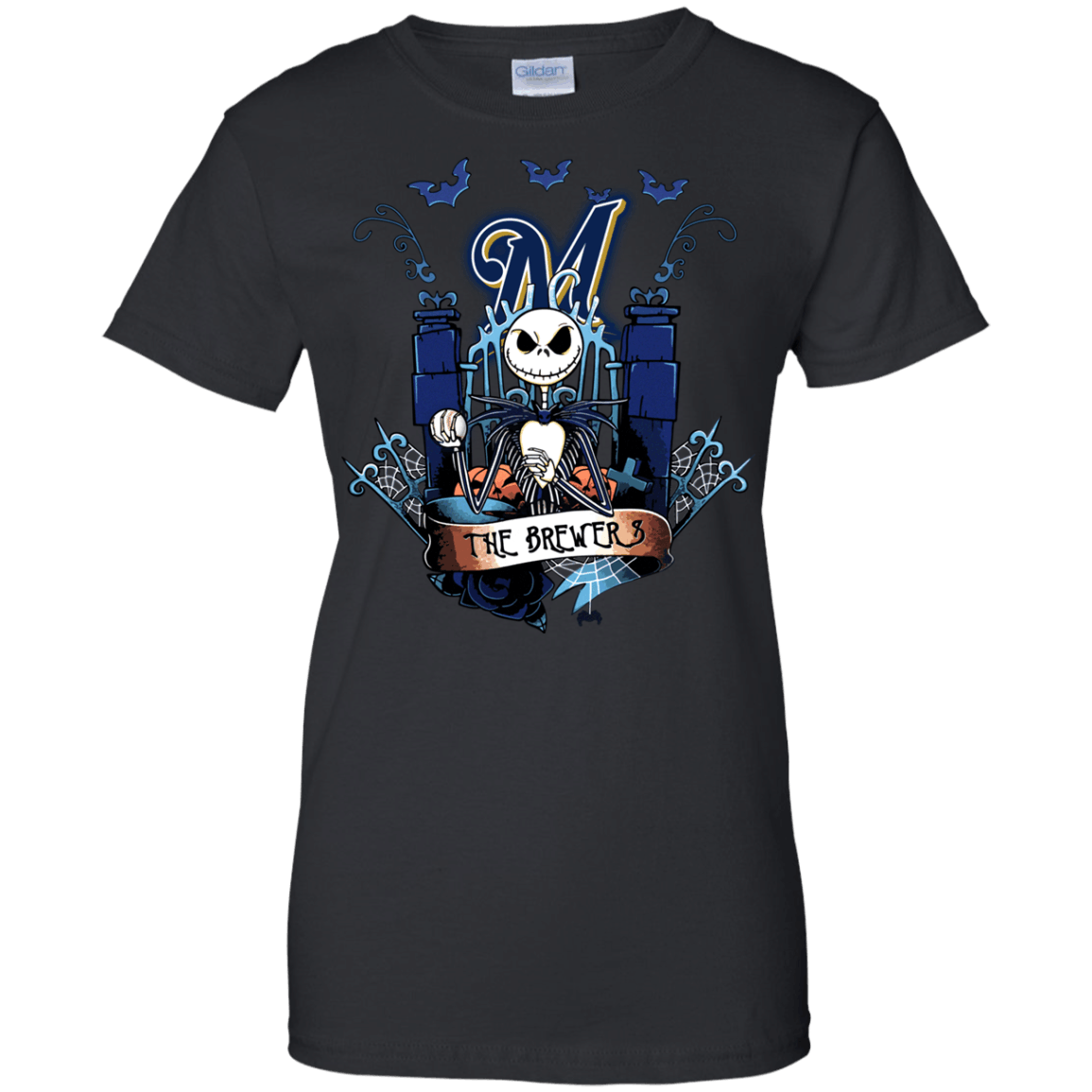 Buy Milwaukee Brewers Halloween The Nightmare Before Christmas Shirts