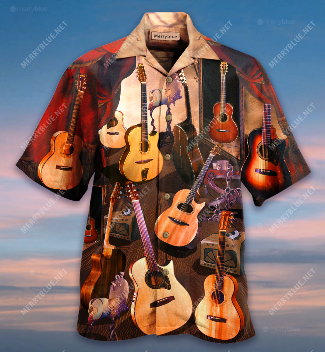 My Vibes Guitar Unisex Hawaii Shirt Ha80935