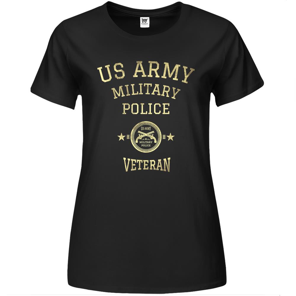 Us Army Military Police Veteran Military Retirement Gift Premium Womens Tshirts