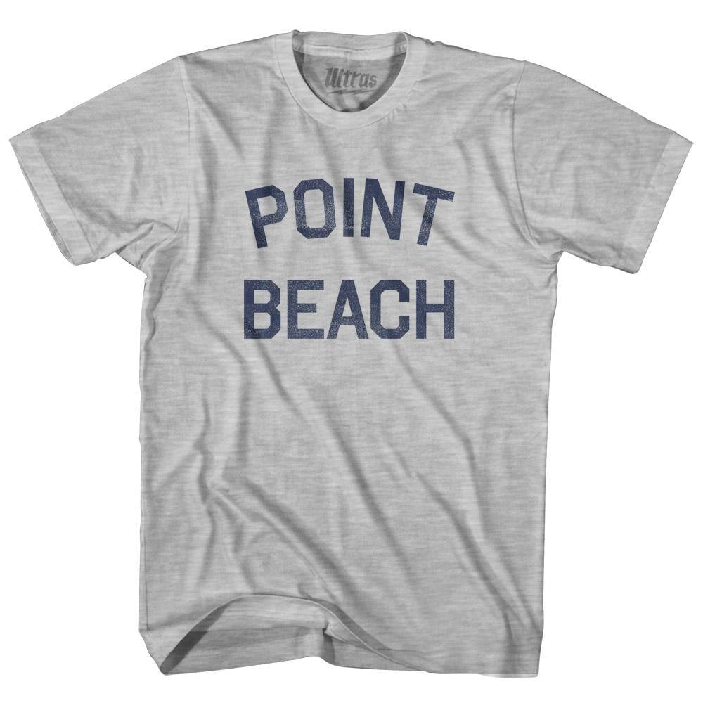 Wisconsin Point Beach Womens Cotton Junior Cut Vintage T-shirt