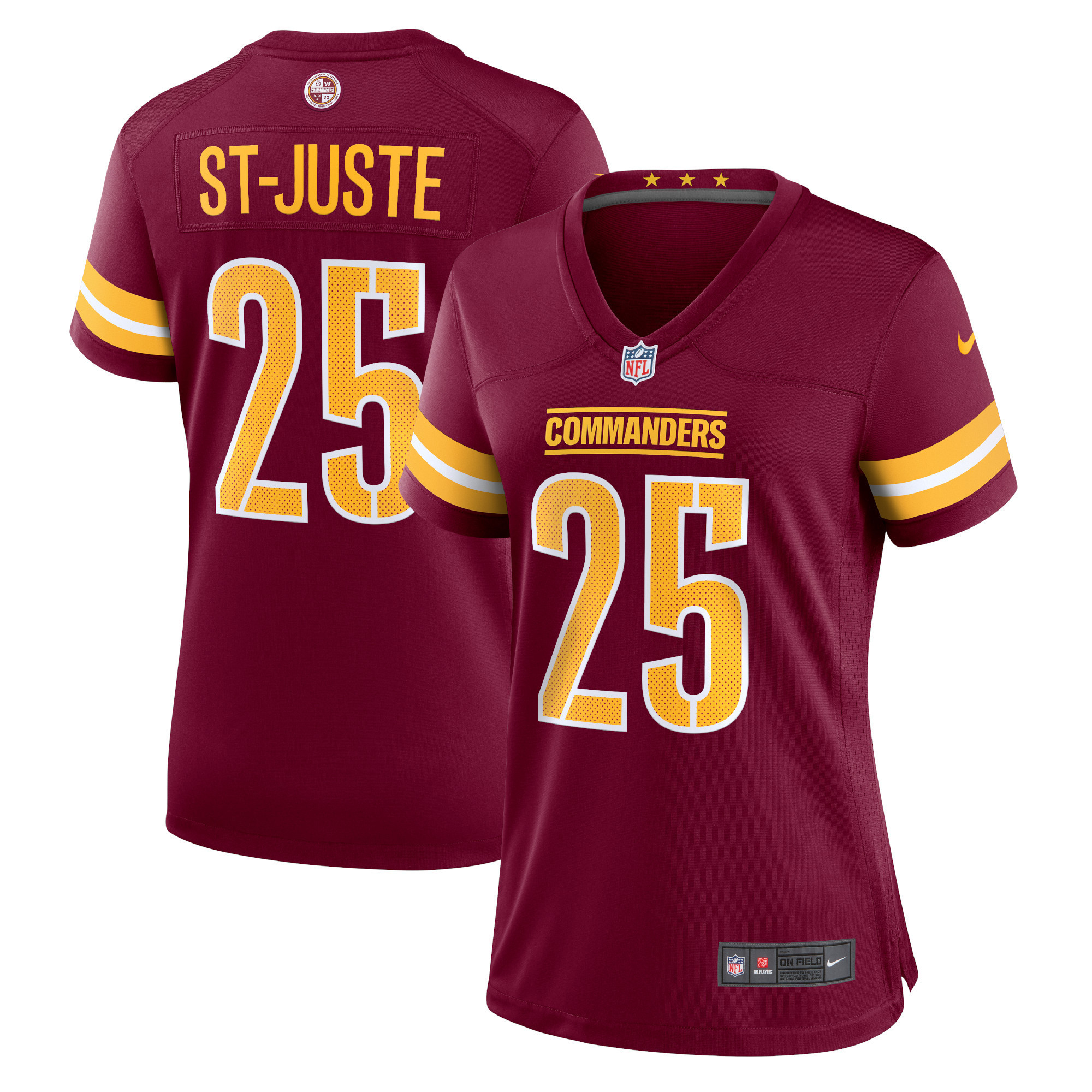 Benjamin St-juste Washington Commanders Womens Player Game Jersey – Burgundy NFL