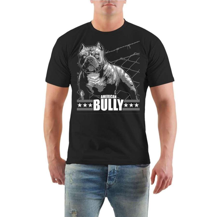 American Bully Machine Bulldog Bullies Men’s T-Shirt