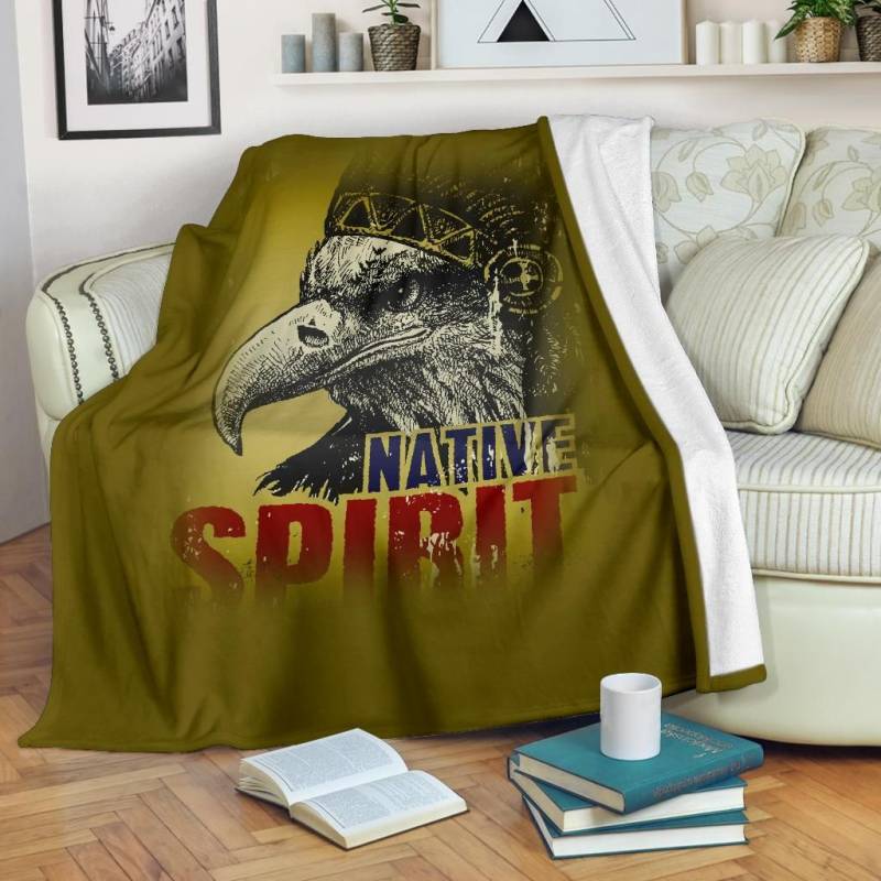Native American Premium Blanket - Native Spirit - BN12