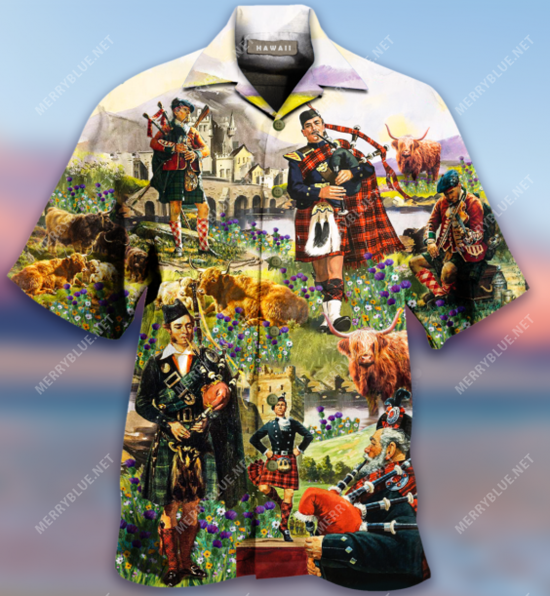 All I Need Is To Go To Scotland To Find My Old Self Again Unisex Hawaiian Shirt