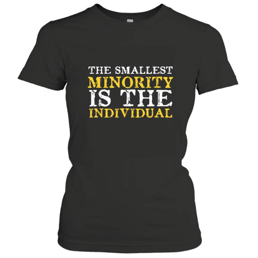 Vintage Distressed Libertarian Smallest Minority Individual shirt Women’s T-Shirt