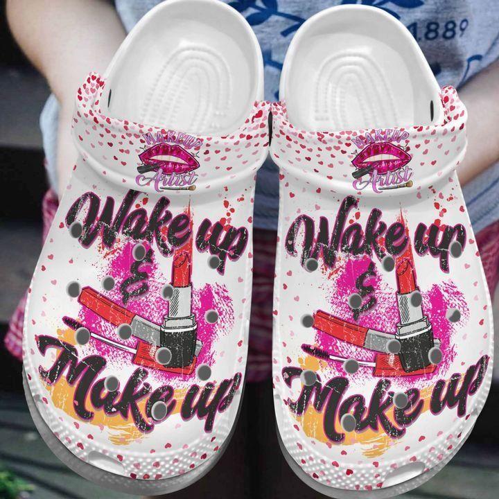 Make Up Personalize Clog, Custom Name, Text, Fashion Style For Women, Men, Kid, Print 3D Makeup Artist