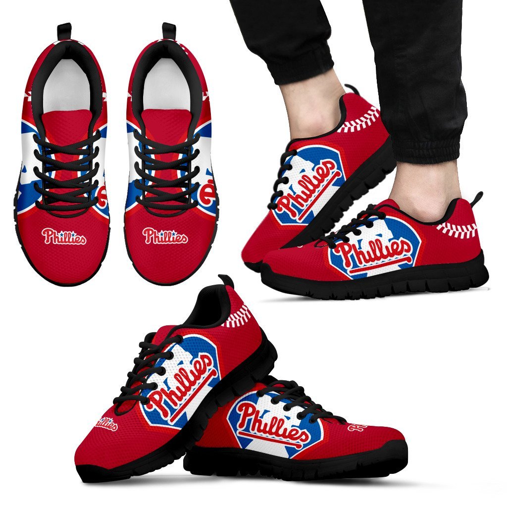 Philadelphia Phillies Running Shoes Sneakers – Fashionspicex Shop