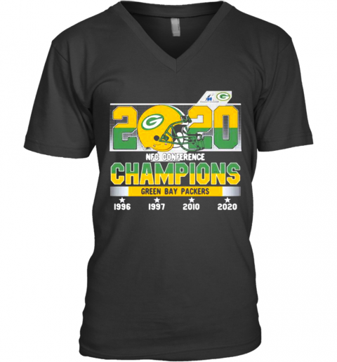 2020 Nfc Conference Champions Green Bay Packers Football V-Neck T-Shirt