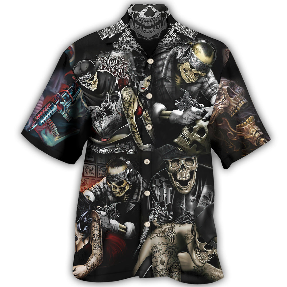 Tattoo Skull Cool Hawaii Shirt Ha50986