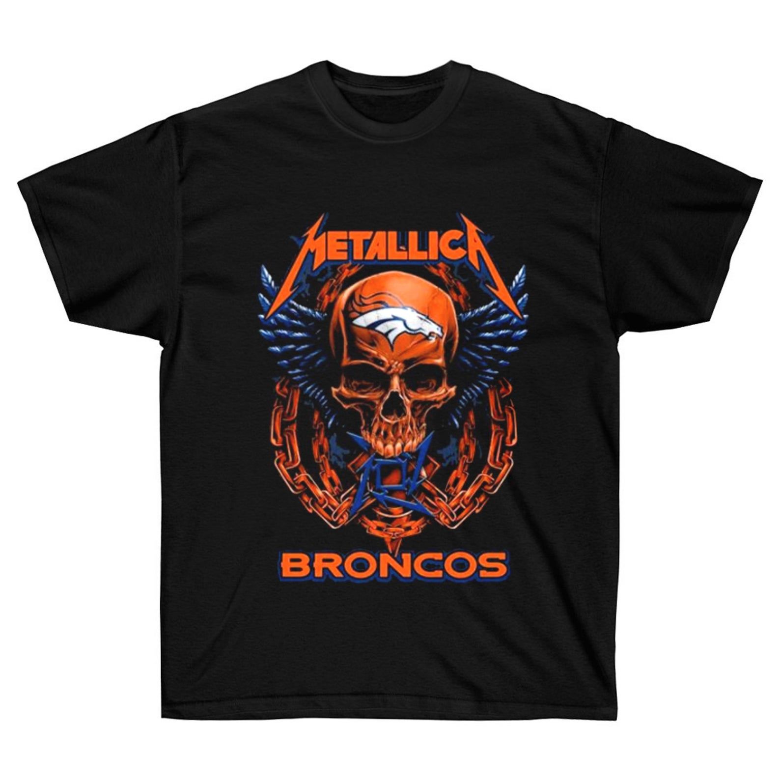 Denver Broncos Metallica Rock And Roll Gift Shirt For Fan Denver Broncos Shirt Denver Broncos Tshirt Denver Broncos T Shirt