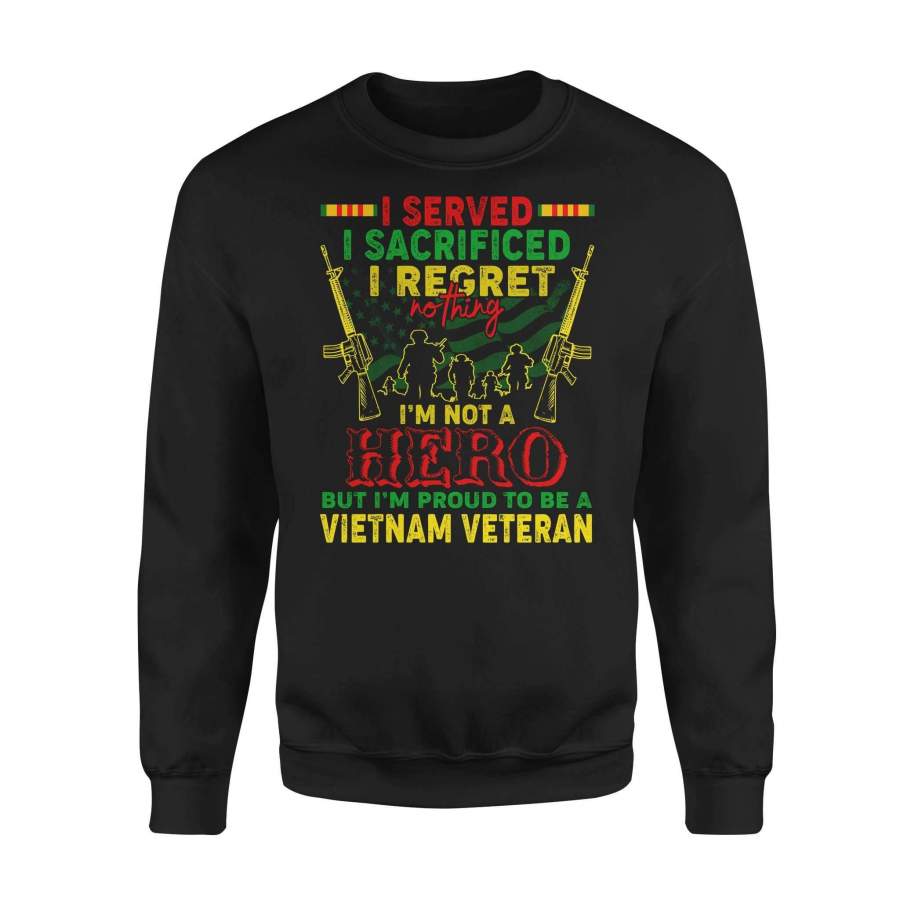 Vietnam Veterans – I regret nothing – Standard Fleece Sweatshirt