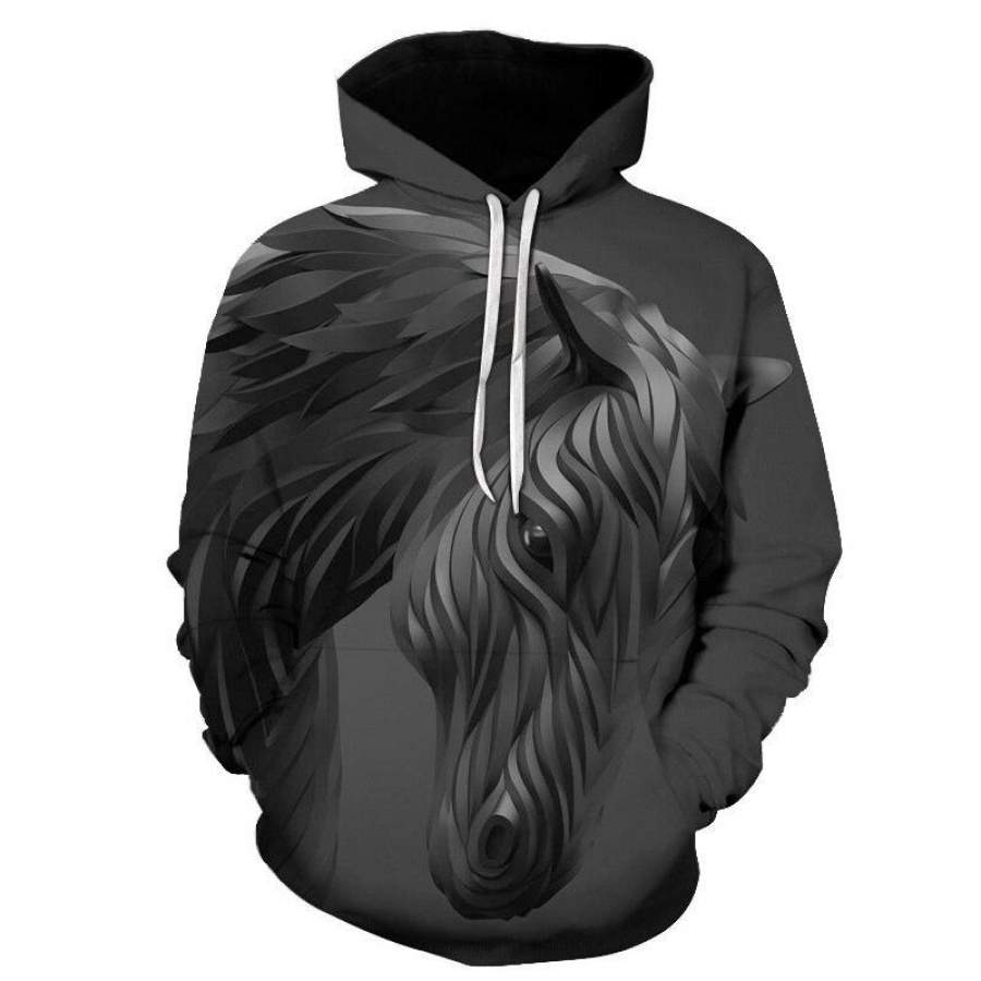 2020 Cool 3D Printing Fashion Animal Sweatshirt Hoodies spring and fall Fashion Sweatshirt Tops