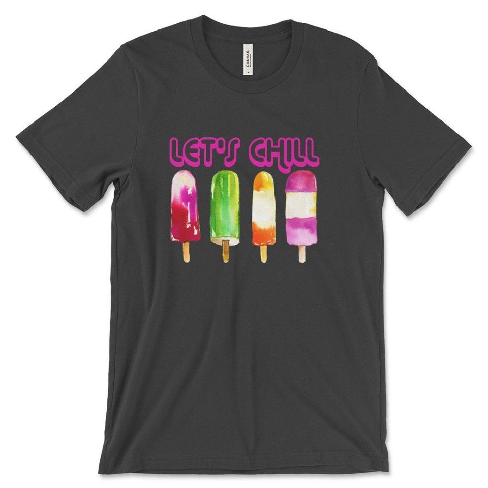 Ice Cream Let’s Chill Cotton T-Shirt