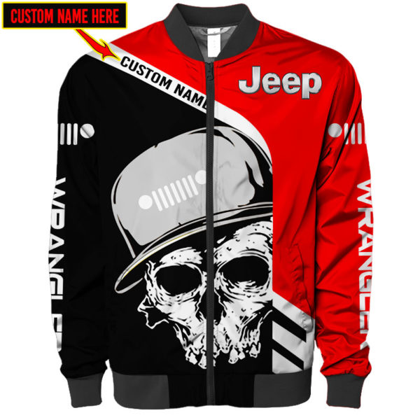 Custom Name Bomber Jacket Jeep, Jeep 3D Spring Autumn, Mens Casual Jacket Dg64