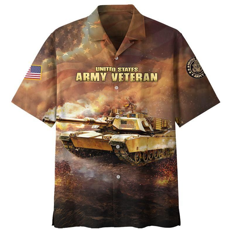 Army Veteran Hawaiian Shirt | Unisex | Adult | Hw2194