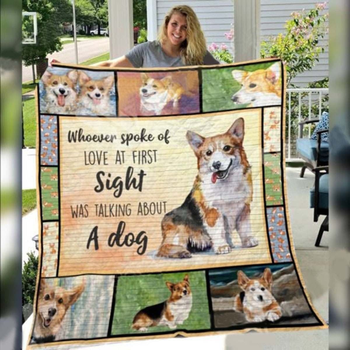 Corgi Dog Corgi Ht26121930 Awesome MYT168 3D Customized Quilt