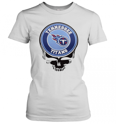 Tennessee Titans Football Skull Women’S T-Shirt