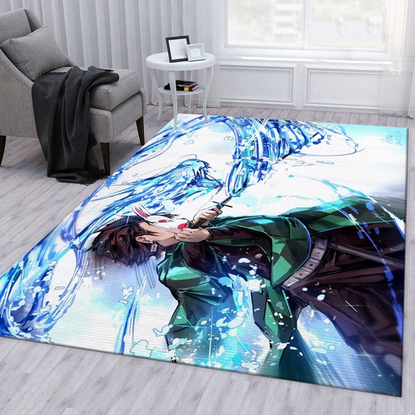 Anime Demon Slayer Area Rug Bedroom Rug Home US Decor