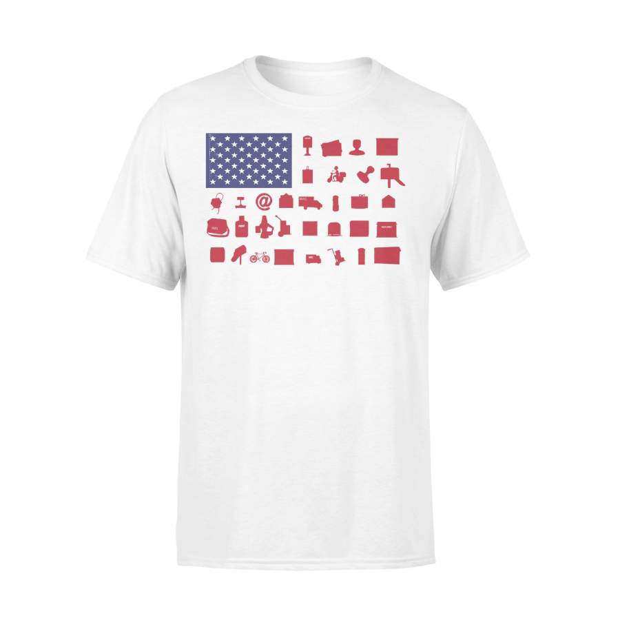 Postal Worker Independence Day American Lag T-shirt