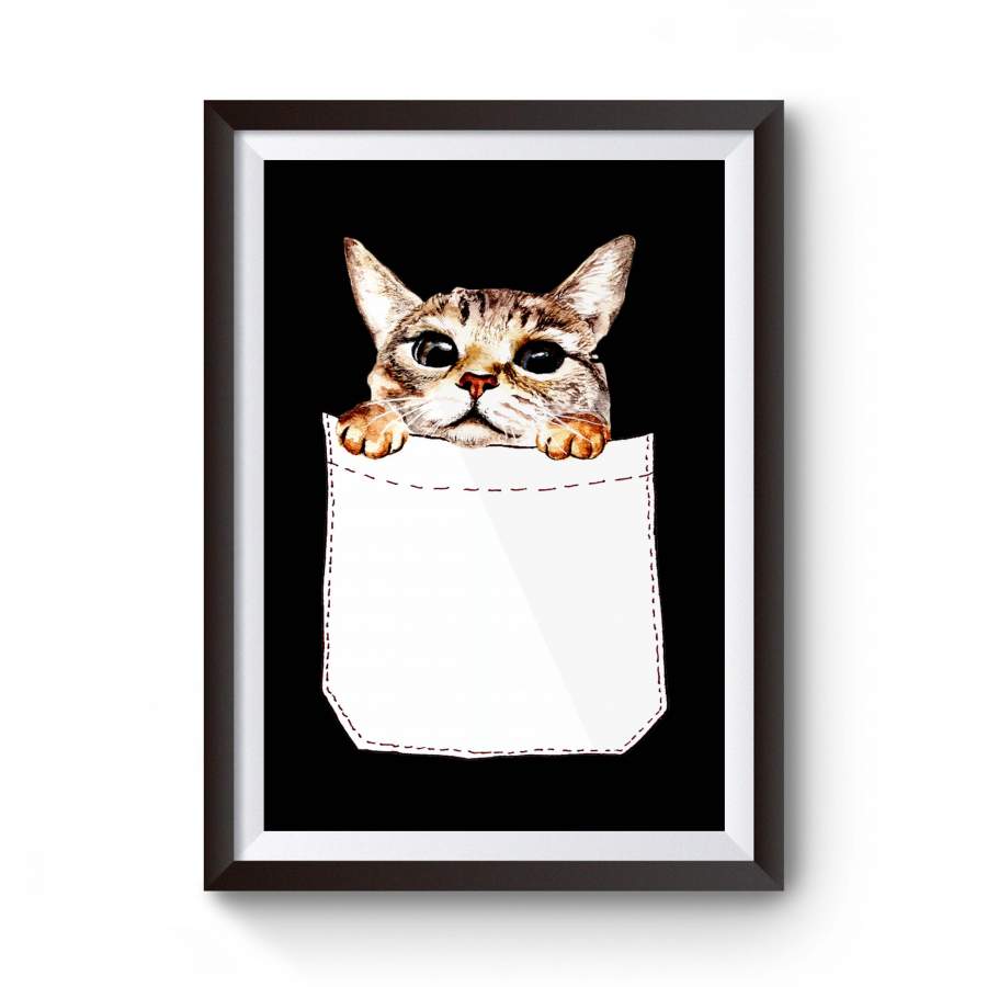 Pocket Cat Cute Kitten Series Poster