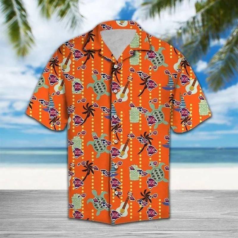 Ukulele Hawaiian Shirt HW1327