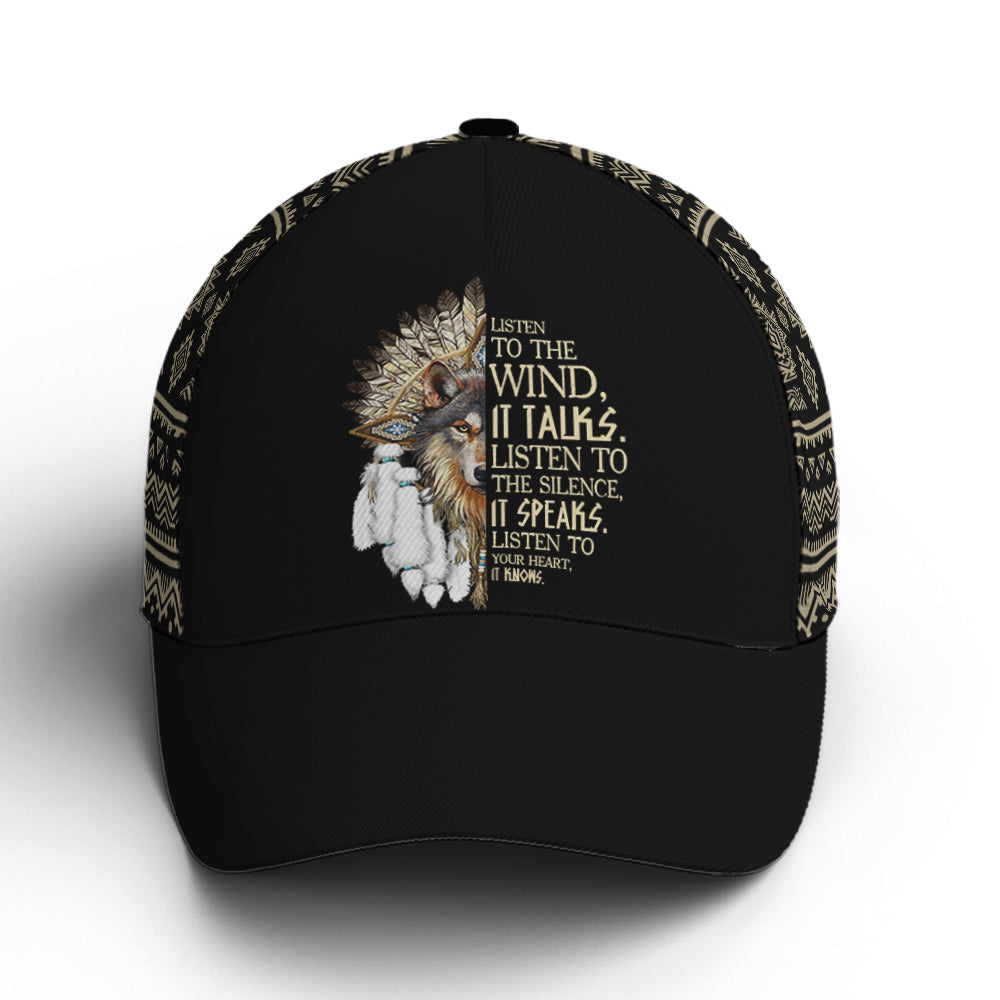 Wolf Native American Baseball Cap Coolspod