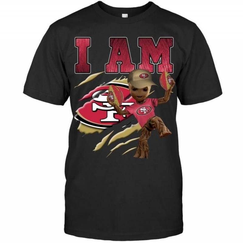 I Am Groot Loves San Francisco 49Ers Fan T Shirt – Gearpenguin.com