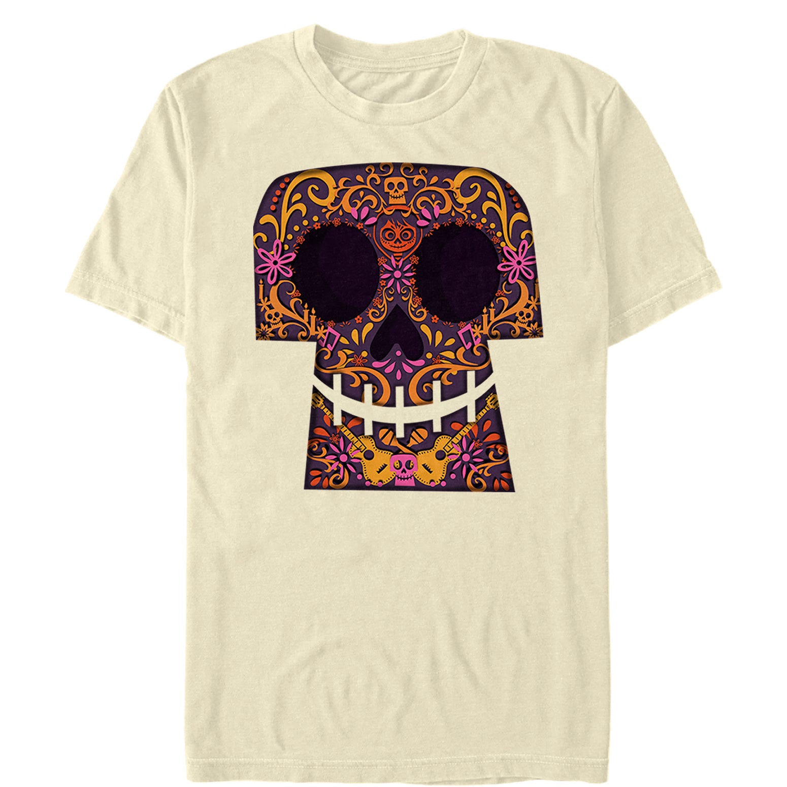 Coco Men’S Sugar Skull Grin  T-Shirt