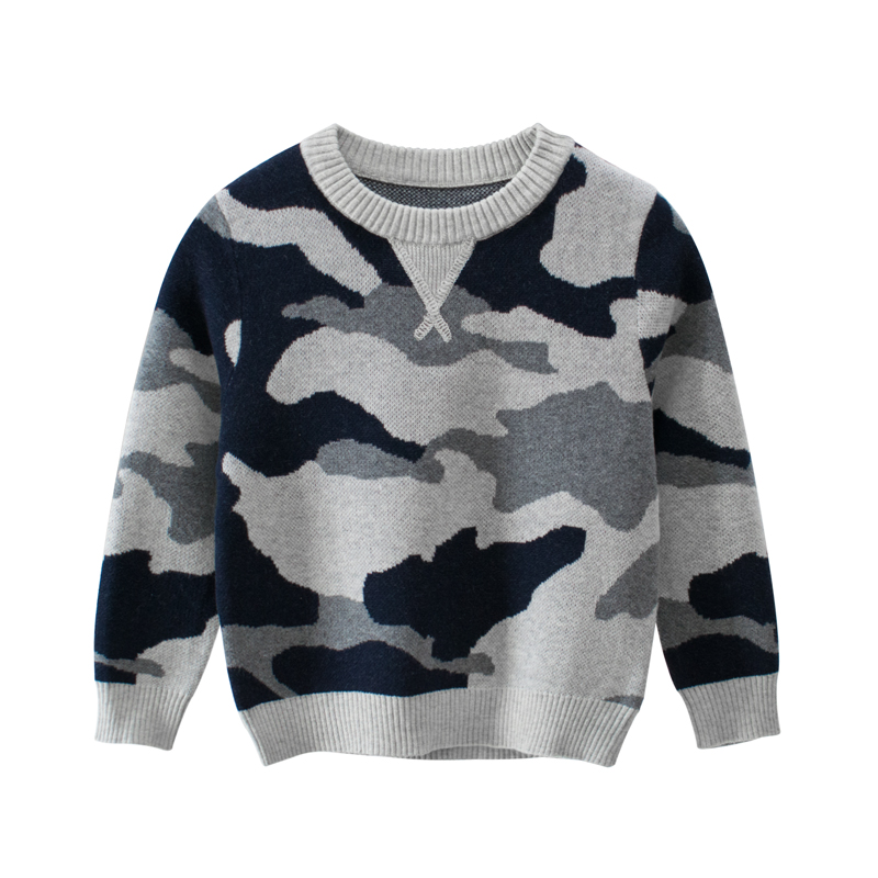 Sweater Kids Clothing Boy Pullover Ribbed Knitting Soft Autumn Tops Boys Striped Winter Warm for 2 3 4 5 6 7 8 Years alx