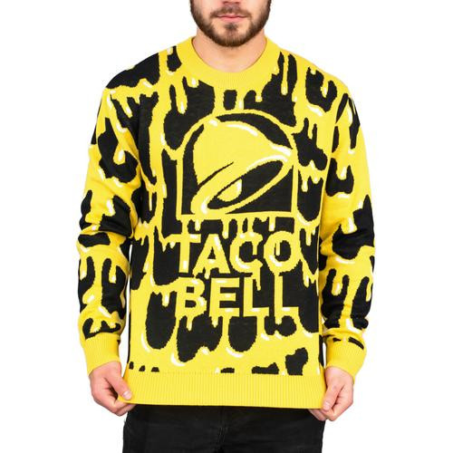 Taco Bell Drippy Nacho Ugly Christmas Sweater 2021 For Women Men Couple Family Funny Cute Plus Size