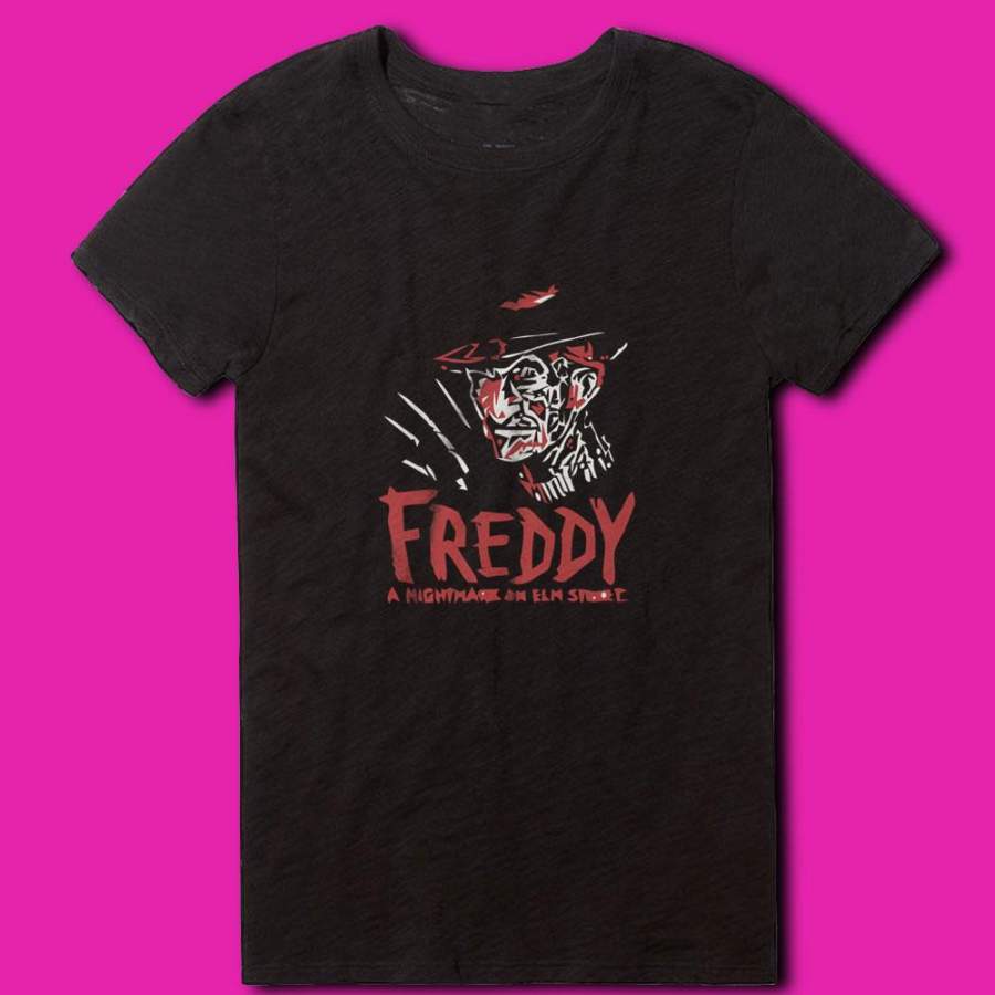 A Nightmare On Elm Street Drawn Women’S T Shirt