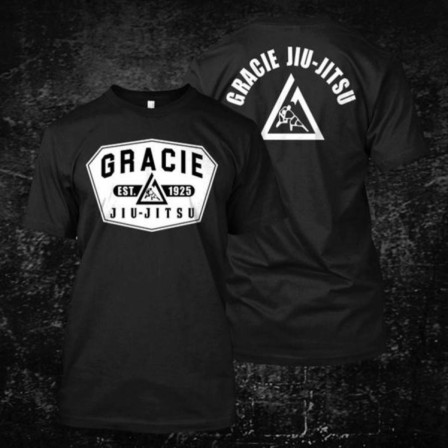 Gracie Jiu – Jitsu Brazillian jiu jitsu – Cotton Men’s T-Shirt