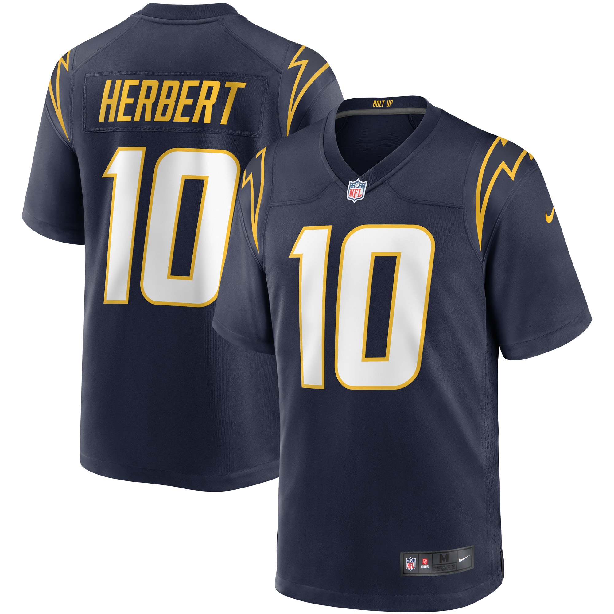 Men’s Los Angeles Chargers Justin Herbert Navy Game Jersey