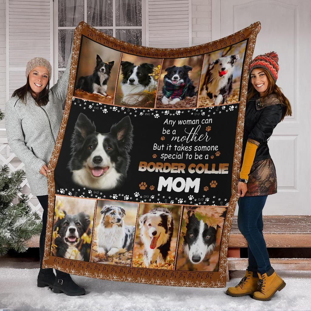 Border Collie Blanket, Christmas Gift, Dog Lover Blanket